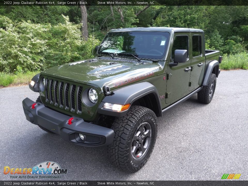 2022 Jeep Gladiator Rubicon 4x4 Sarge Green / Black Photo #2