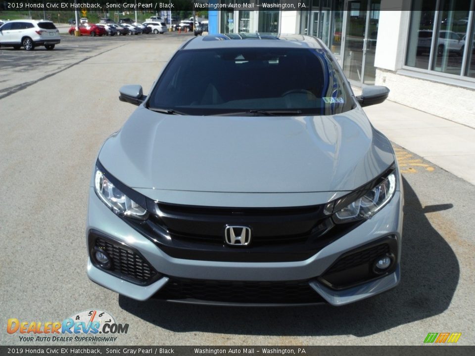 2019 Honda Civic EX Hatchback Sonic Gray Pearl / Black Photo #4