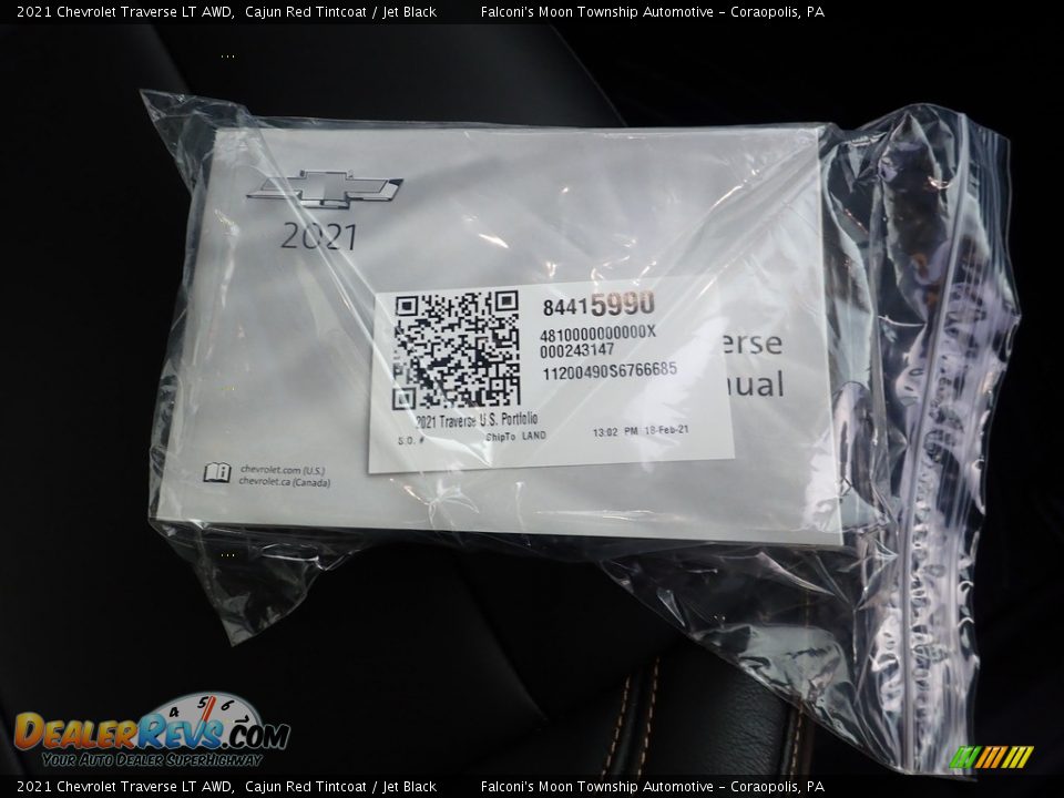 2021 Chevrolet Traverse LT AWD Cajun Red Tintcoat / Jet Black Photo #15