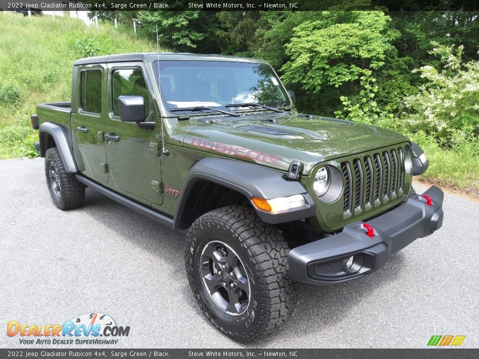 2022 Jeep Gladiator Rubicon 4x4 Sarge Green / Black Photo #4