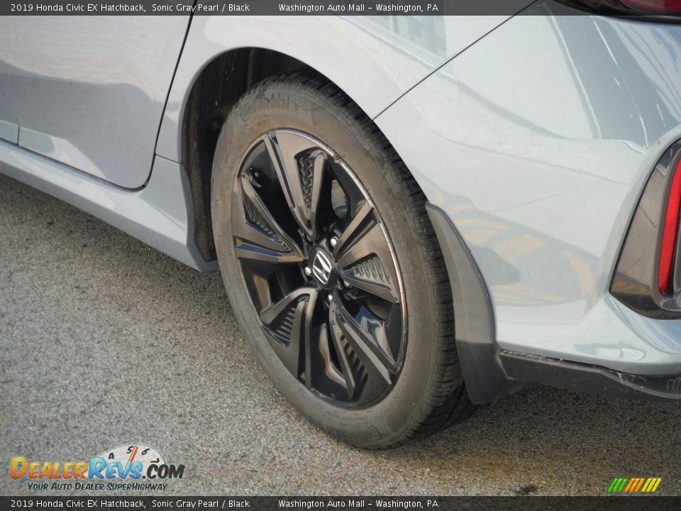2019 Honda Civic EX Hatchback Sonic Gray Pearl / Black Photo #5