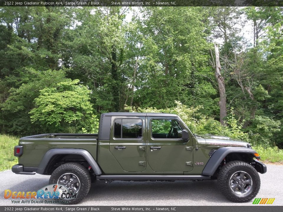 2022 Jeep Gladiator Rubicon 4x4 Sarge Green / Black Photo #5