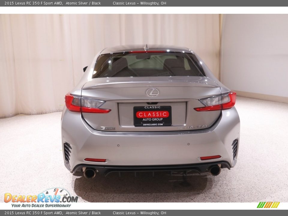 2015 Lexus RC 350 F Sport AWD Atomic Silver / Black Photo #20