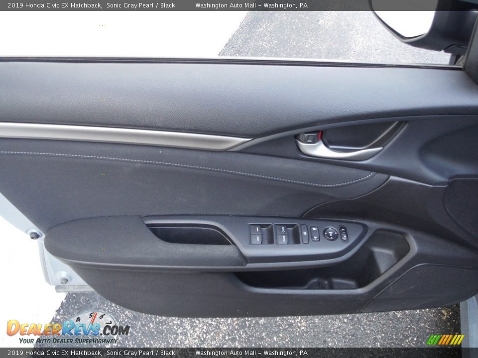 2019 Honda Civic EX Hatchback Sonic Gray Pearl / Black Photo #11