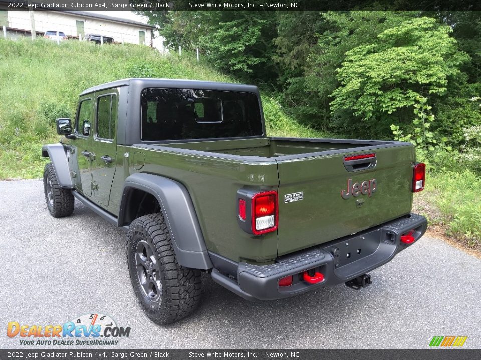 2022 Jeep Gladiator Rubicon 4x4 Sarge Green / Black Photo #9