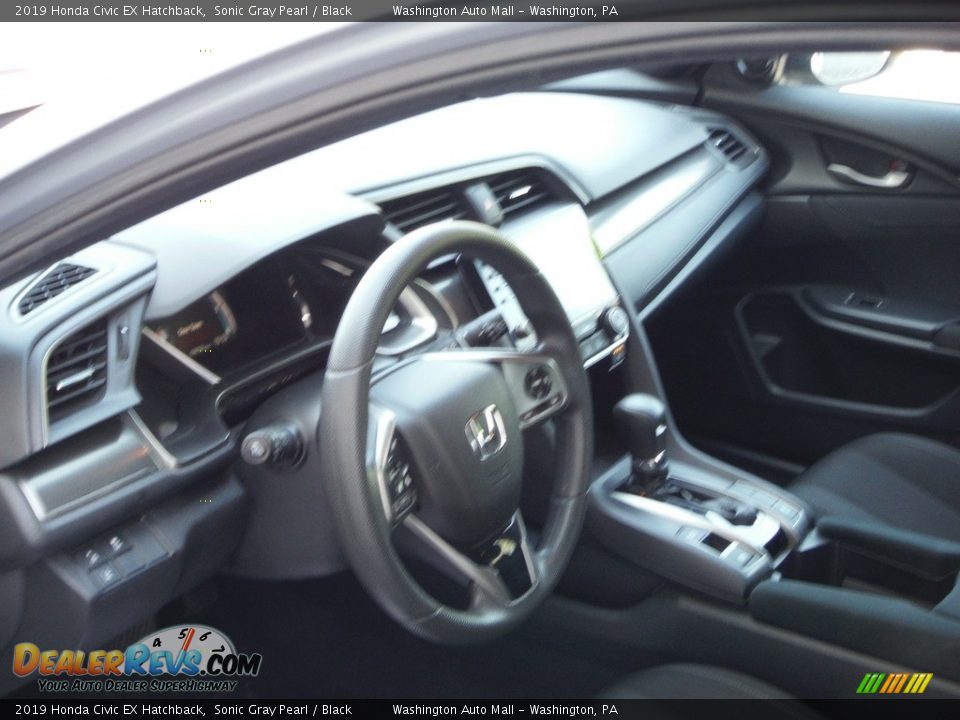 2019 Honda Civic EX Hatchback Sonic Gray Pearl / Black Photo #12
