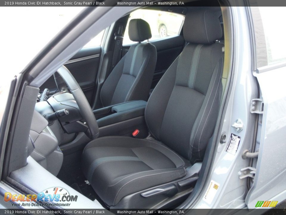 2019 Honda Civic EX Hatchback Sonic Gray Pearl / Black Photo #13