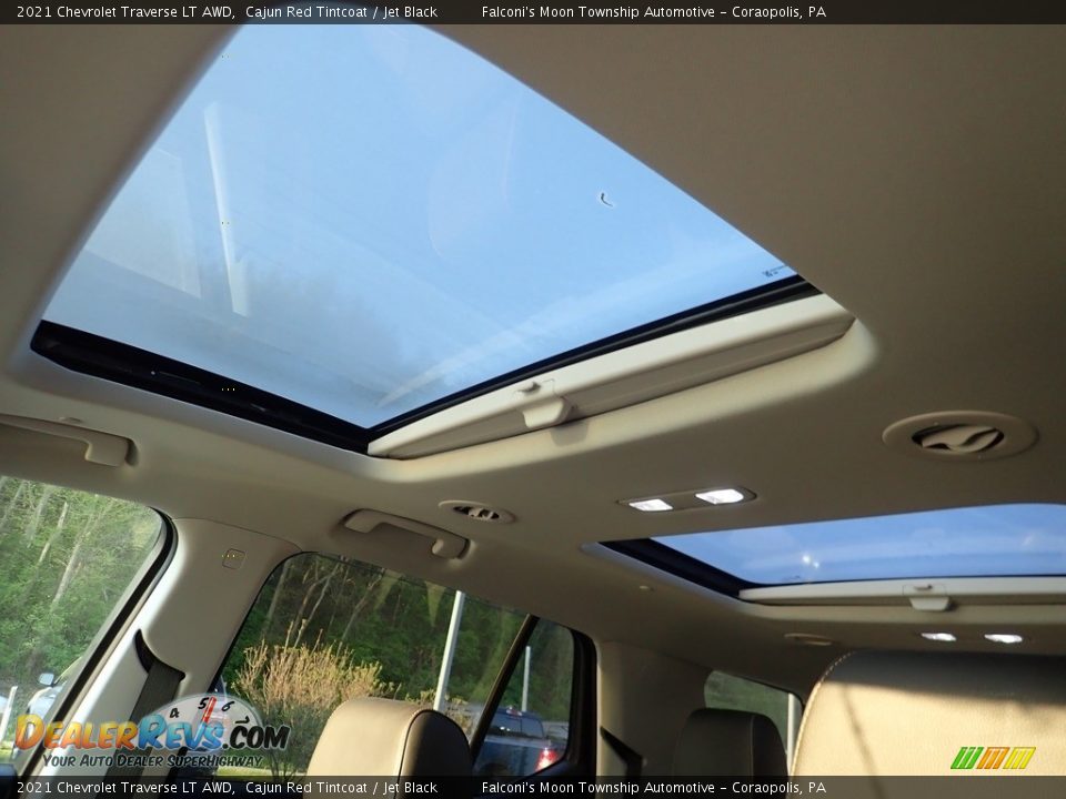2021 Chevrolet Traverse LT AWD Cajun Red Tintcoat / Jet Black Photo #24