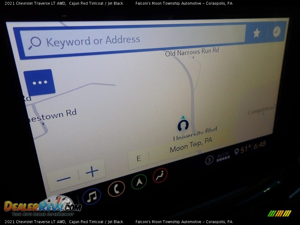 2021 Chevrolet Traverse LT AWD Cajun Red Tintcoat / Jet Black Photo #25