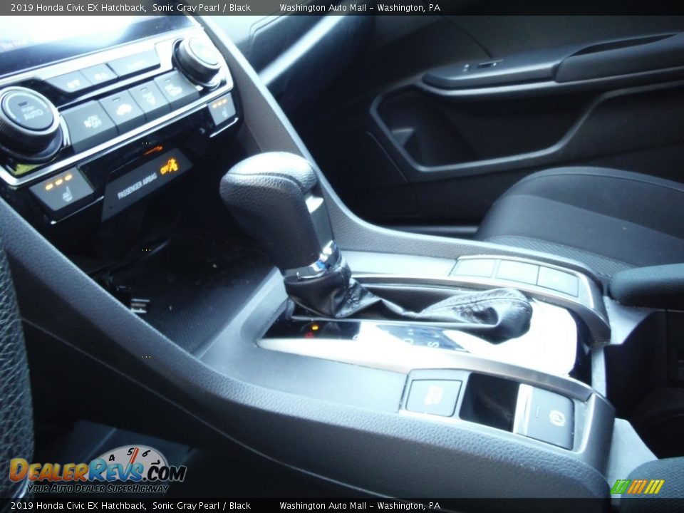 2019 Honda Civic EX Hatchback Sonic Gray Pearl / Black Photo #15