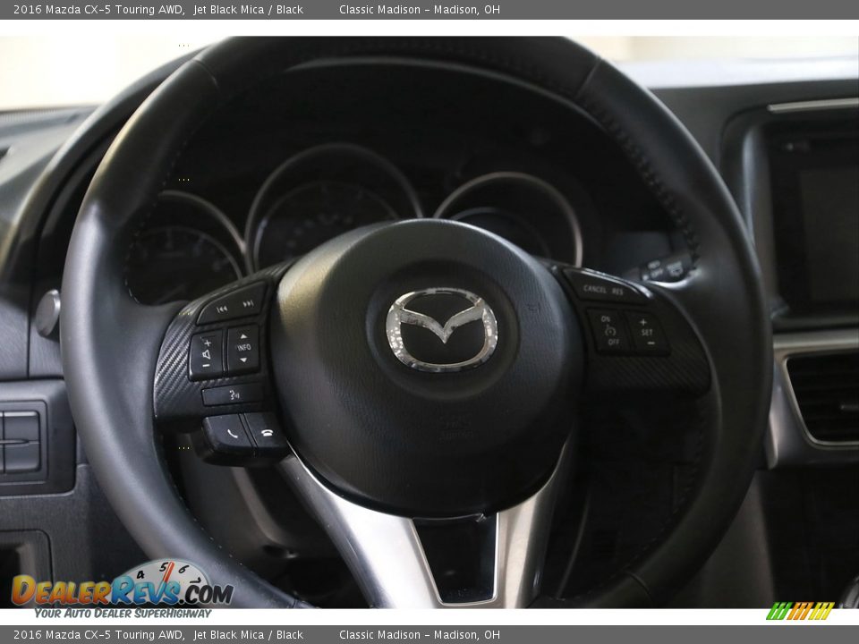 2016 Mazda CX-5 Touring AWD Jet Black Mica / Black Photo #7