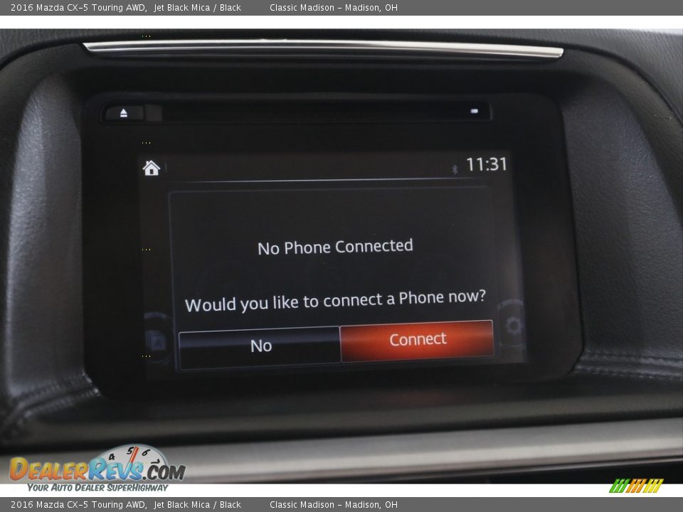 2016 Mazda CX-5 Touring AWD Jet Black Mica / Black Photo #10