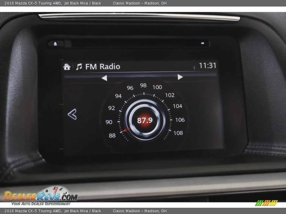 2016 Mazda CX-5 Touring AWD Jet Black Mica / Black Photo #11