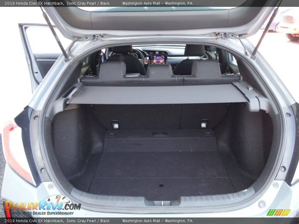 2019 Honda Civic EX Hatchback Sonic Gray Pearl / Black Photo #26