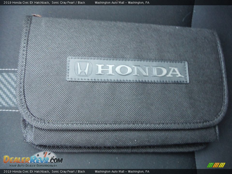 2019 Honda Civic EX Hatchback Sonic Gray Pearl / Black Photo #27