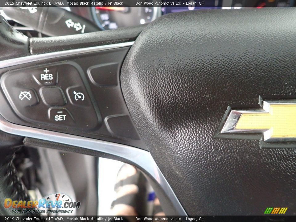 2019 Chevrolet Equinox LT AWD Mosaic Black Metallic / Jet Black Photo #18