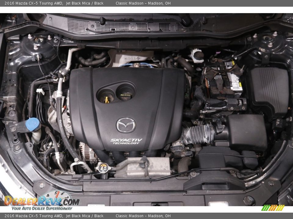 2016 Mazda CX-5 Touring AWD Jet Black Mica / Black Photo #19