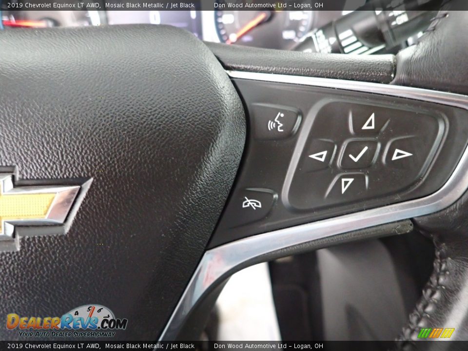 2019 Chevrolet Equinox LT AWD Mosaic Black Metallic / Jet Black Photo #19