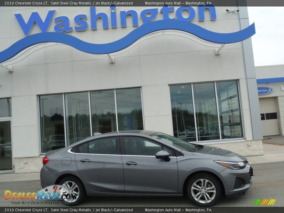 2019 Chevrolet Cruze LT Satin Steel Gray Metallic / Jet Black/­Galvanized Photo #2