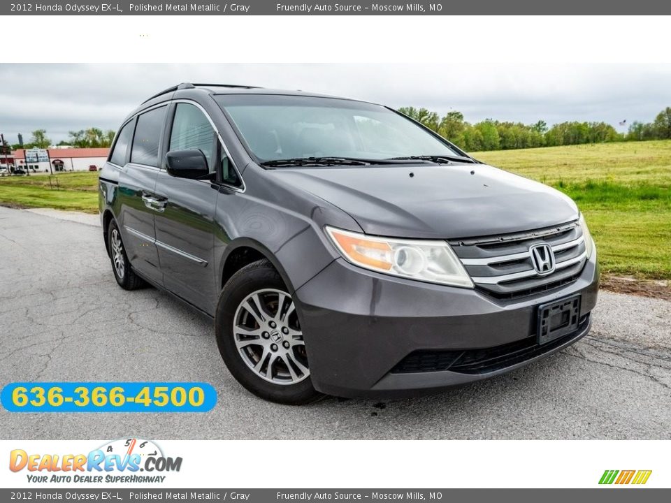 2012 Honda Odyssey EX-L Polished Metal Metallic / Gray Photo #1