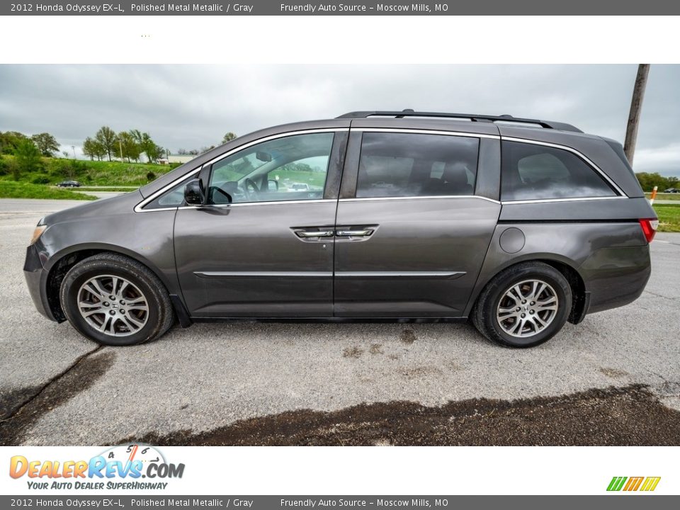 2012 Honda Odyssey EX-L Polished Metal Metallic / Gray Photo #2