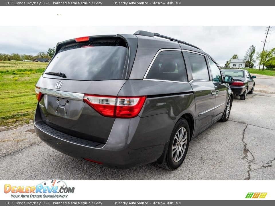 2012 Honda Odyssey EX-L Polished Metal Metallic / Gray Photo #3