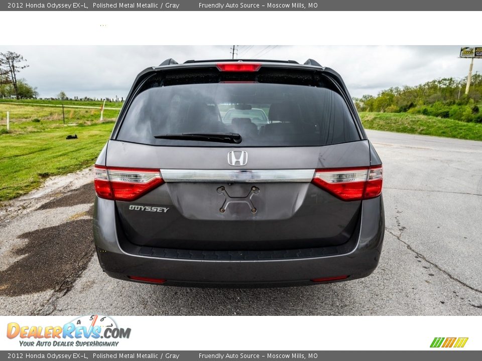 2012 Honda Odyssey EX-L Polished Metal Metallic / Gray Photo #4