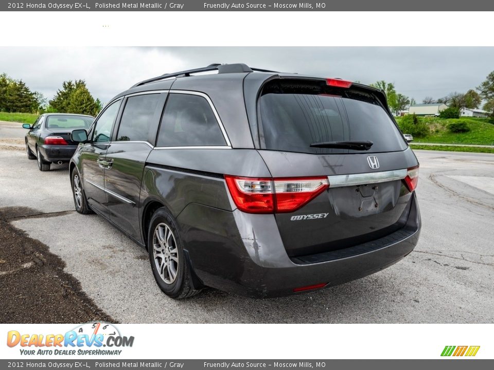 2012 Honda Odyssey EX-L Polished Metal Metallic / Gray Photo #5