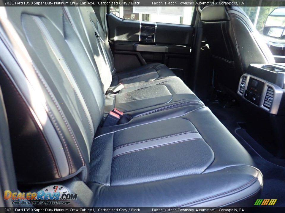 2021 Ford F350 Super Duty Platinum Crew Cab 4x4 Carbonized Gray / Black Photo #17