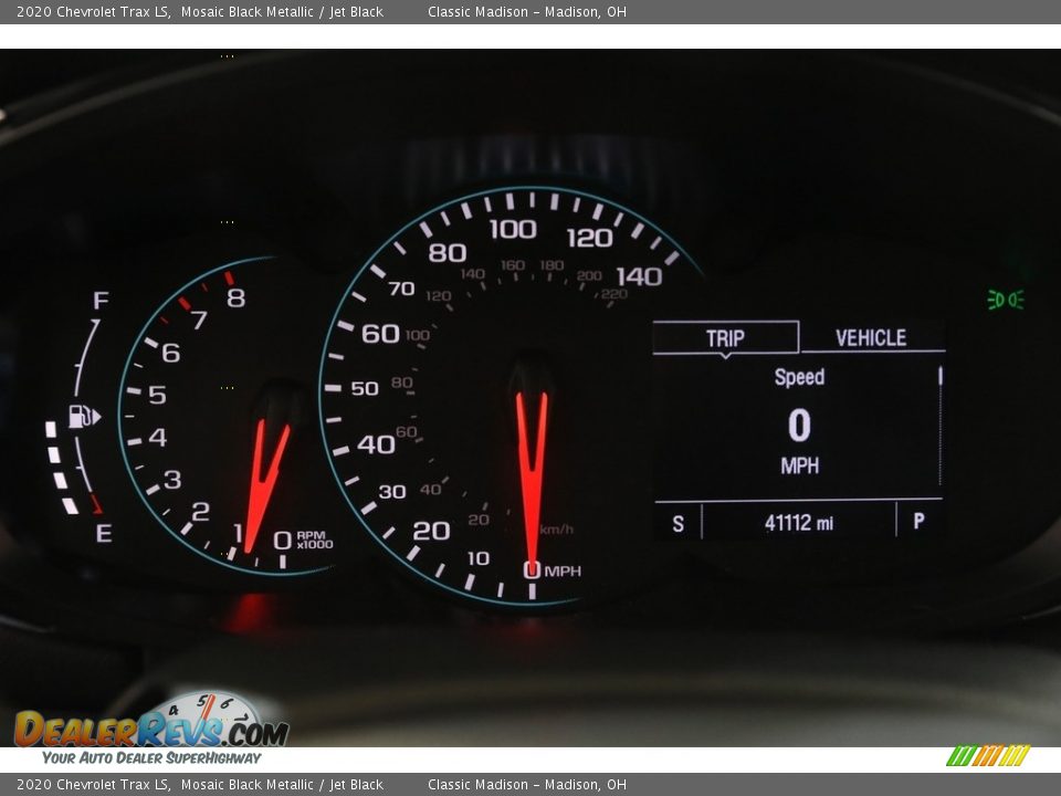2020 Chevrolet Trax LS Mosaic Black Metallic / Jet Black Photo #8