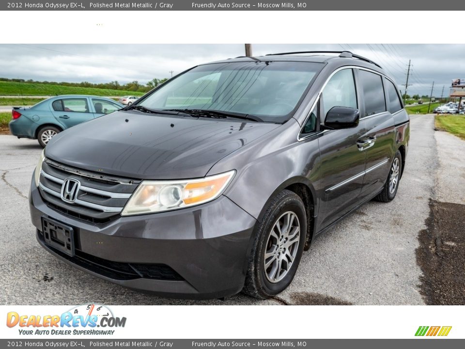 2012 Honda Odyssey EX-L Polished Metal Metallic / Gray Photo #6