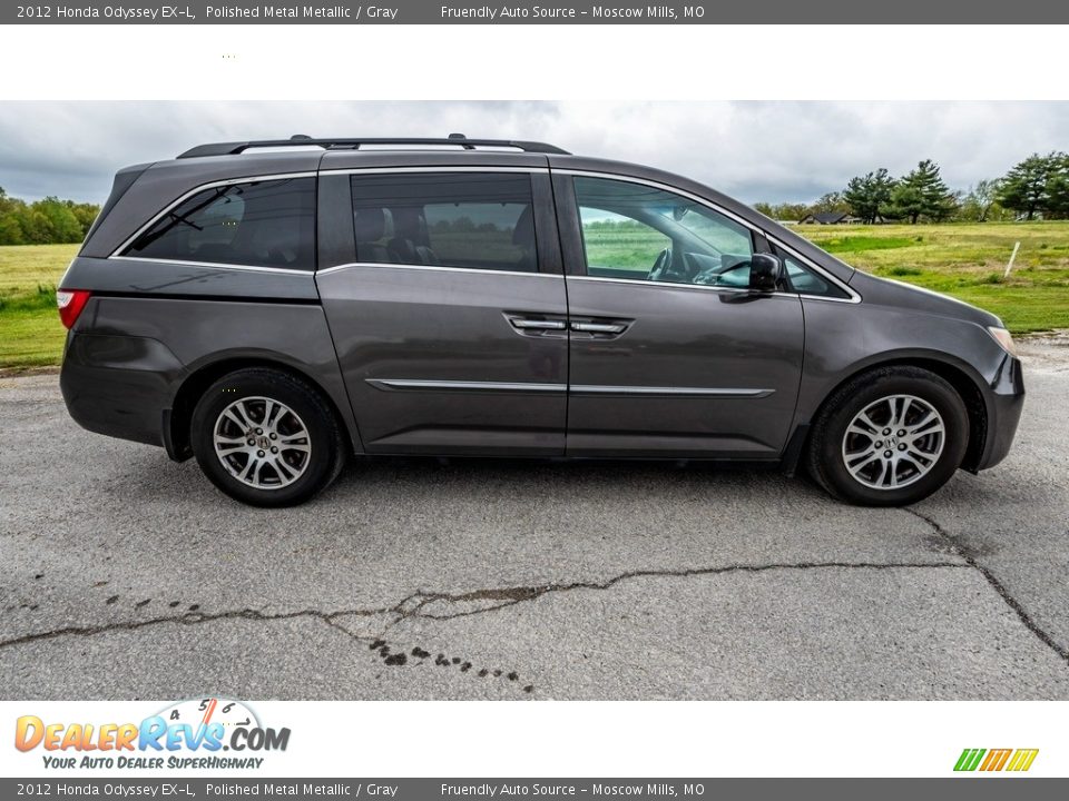 2012 Honda Odyssey EX-L Polished Metal Metallic / Gray Photo #7