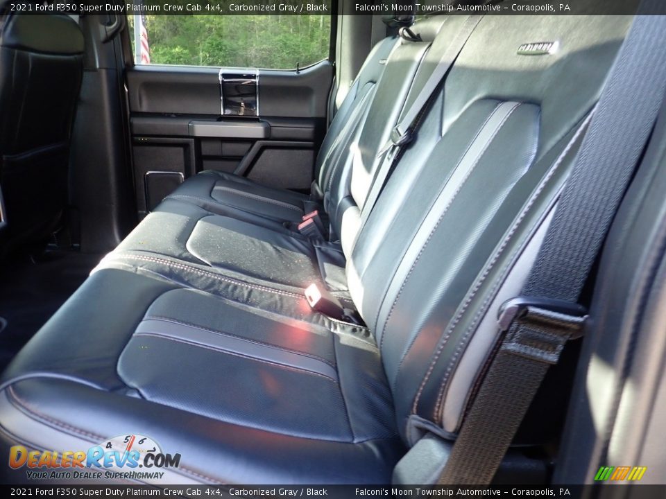 2021 Ford F350 Super Duty Platinum Crew Cab 4x4 Carbonized Gray / Black Photo #19