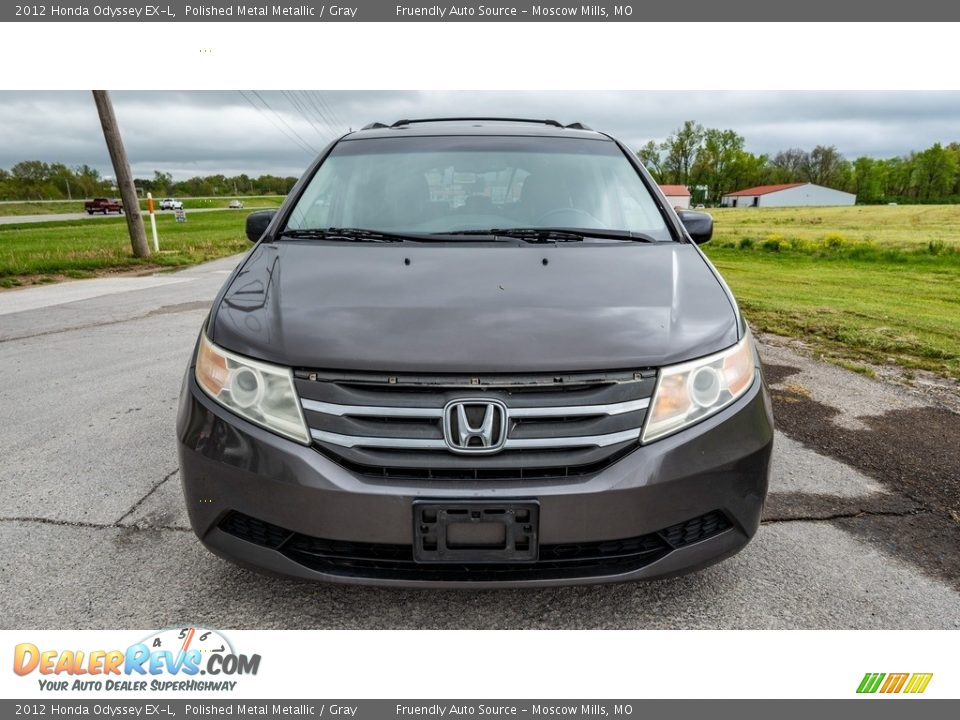 2012 Honda Odyssey EX-L Polished Metal Metallic / Gray Photo #8