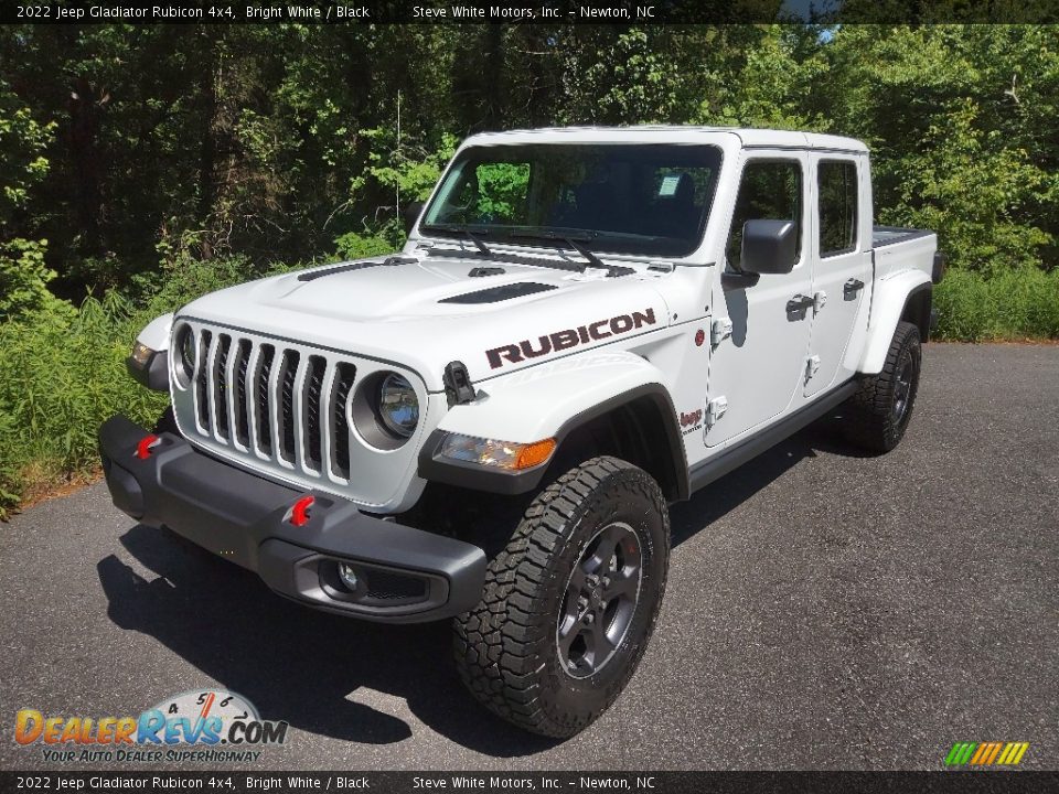 2022 Jeep Gladiator Rubicon 4x4 Bright White / Black Photo #2