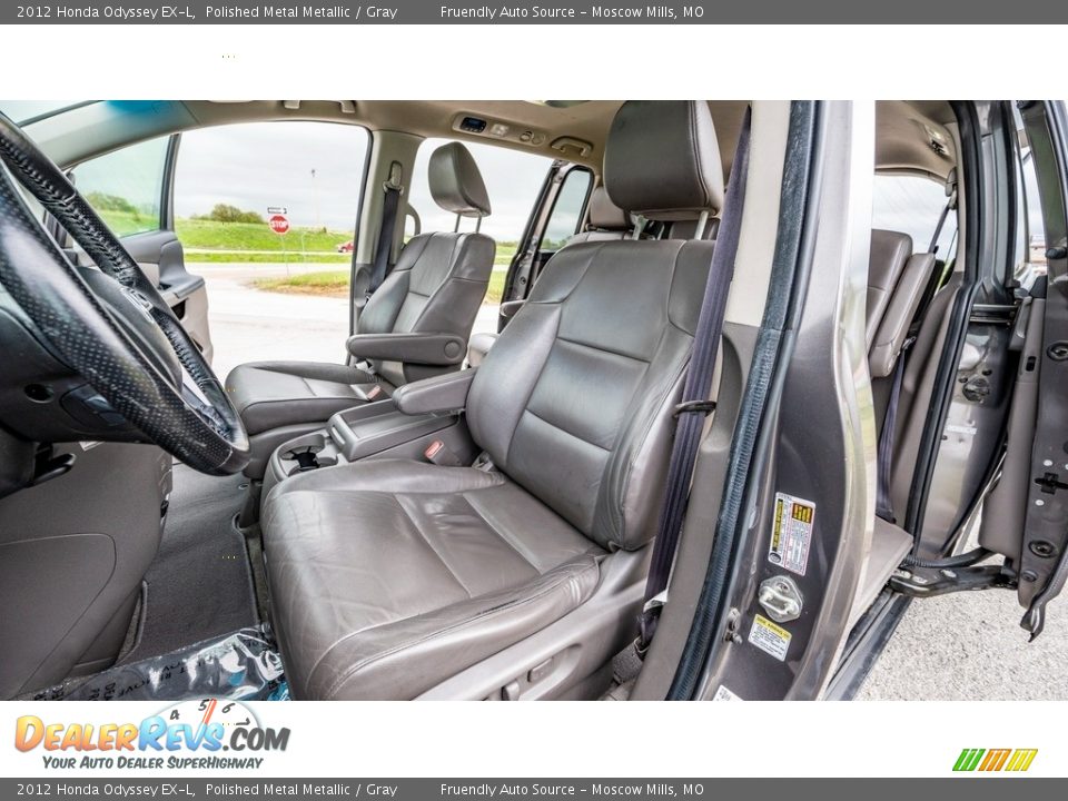 2012 Honda Odyssey EX-L Polished Metal Metallic / Gray Photo #9