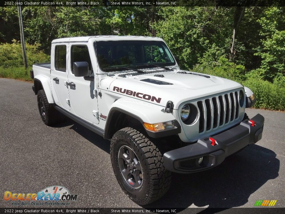 2022 Jeep Gladiator Rubicon 4x4 Bright White / Black Photo #4