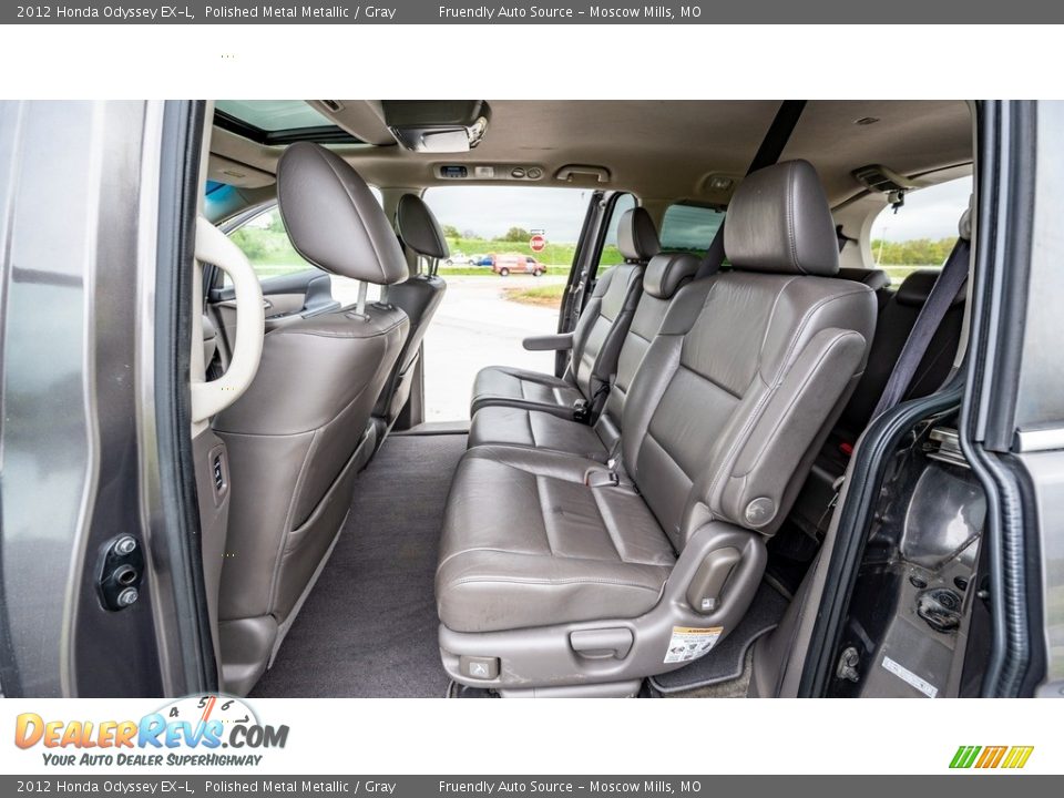 2012 Honda Odyssey EX-L Polished Metal Metallic / Gray Photo #11