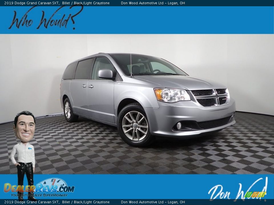 2019 Dodge Grand Caravan SXT Billet / Black/Light Graystone Photo #1