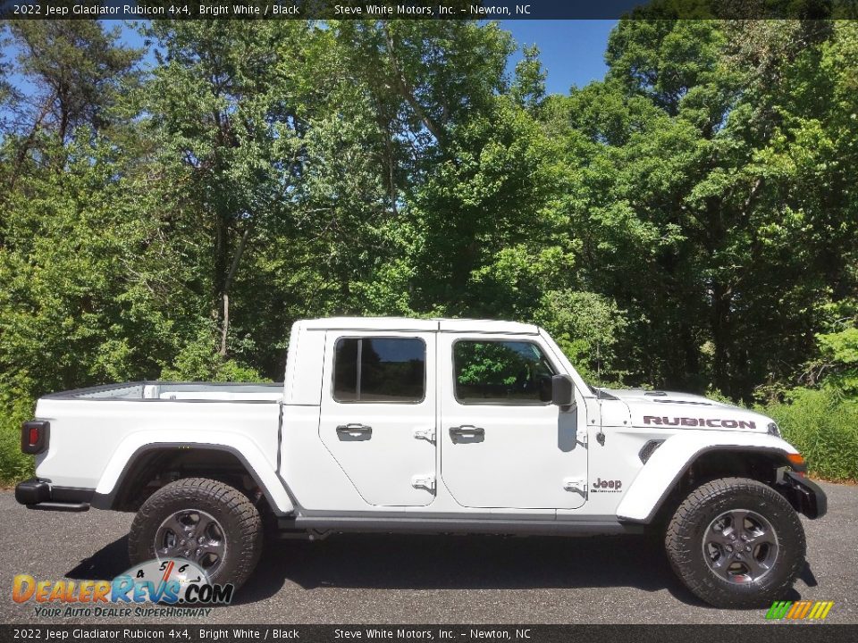 2022 Jeep Gladiator Rubicon 4x4 Bright White / Black Photo #5