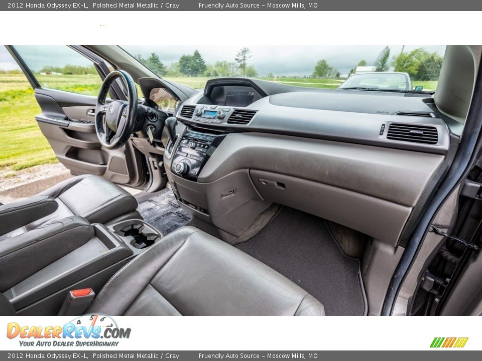 2012 Honda Odyssey EX-L Polished Metal Metallic / Gray Photo #13