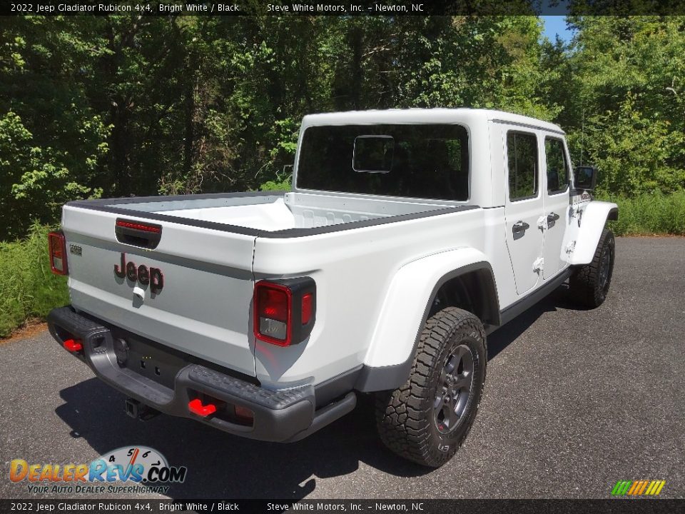 2022 Jeep Gladiator Rubicon 4x4 Bright White / Black Photo #6