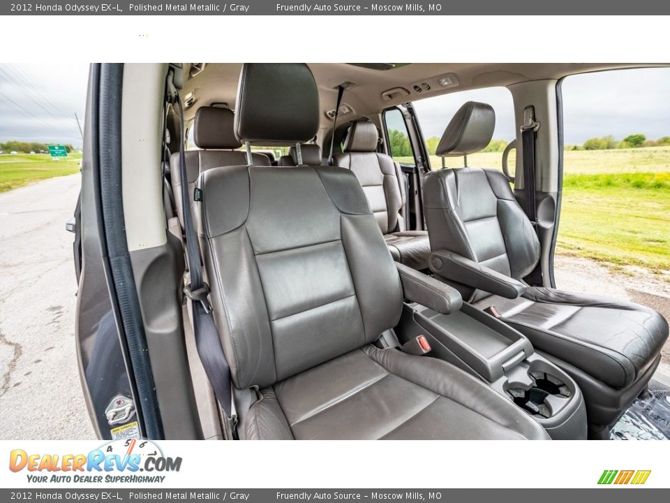 2012 Honda Odyssey EX-L Polished Metal Metallic / Gray Photo #15