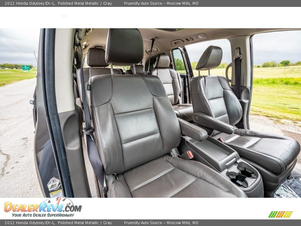 2012 Honda Odyssey EX-L Polished Metal Metallic / Gray Photo #15