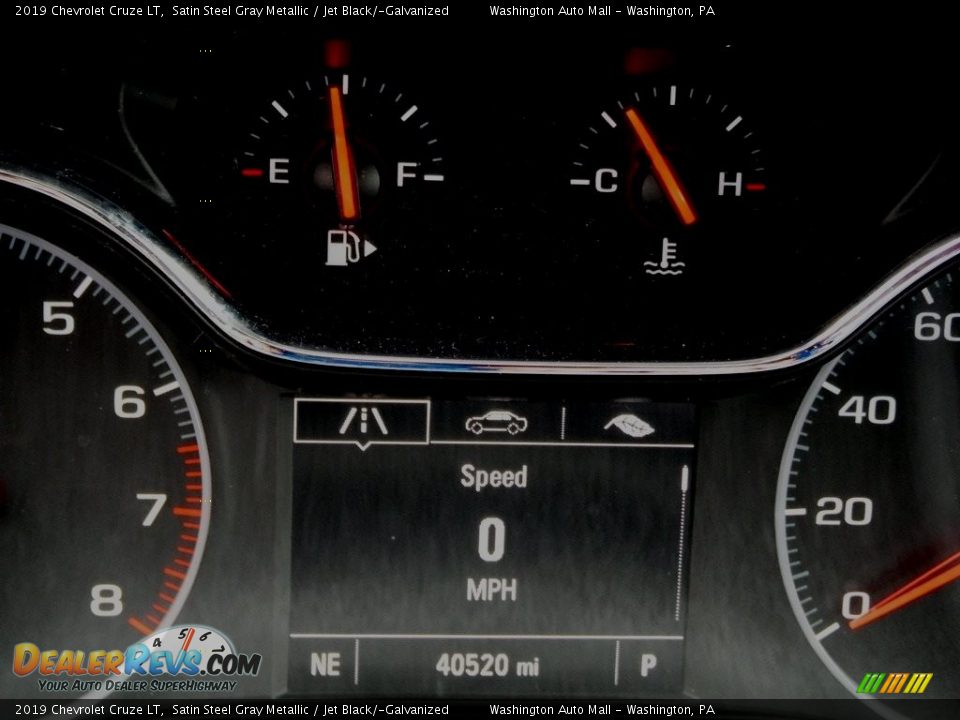 2019 Chevrolet Cruze LT Satin Steel Gray Metallic / Jet Black/­Galvanized Photo #27