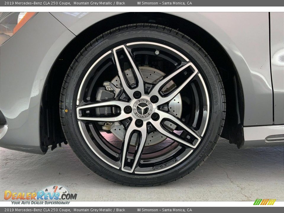 2019 Mercedes-Benz CLA 250 Coupe Mountain Grey Metallic / Black Photo #8