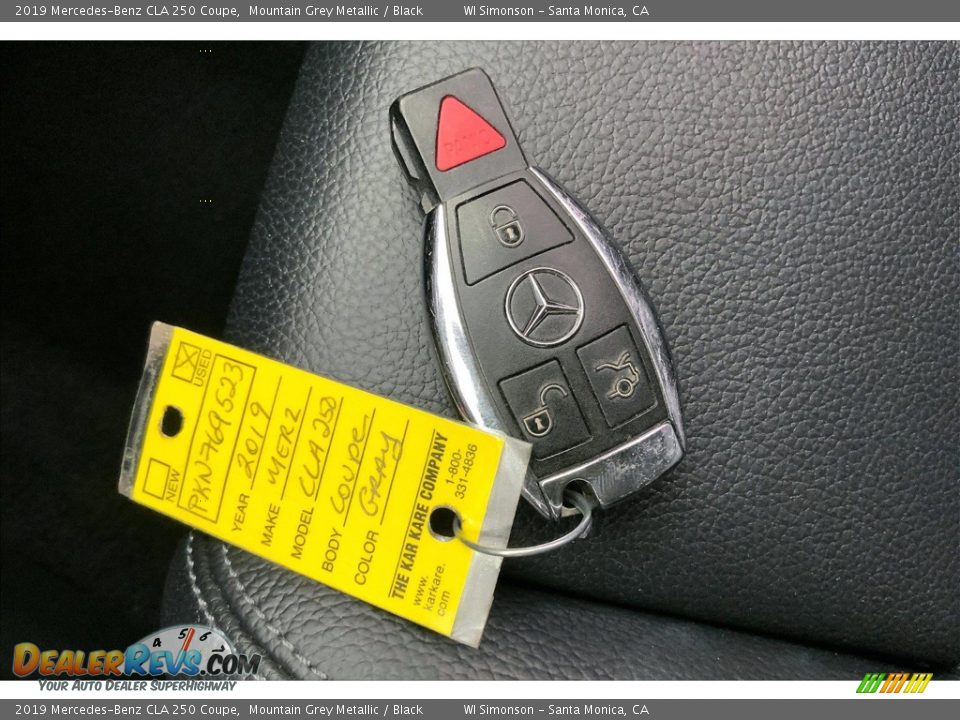 2019 Mercedes-Benz CLA 250 Coupe Mountain Grey Metallic / Black Photo #11