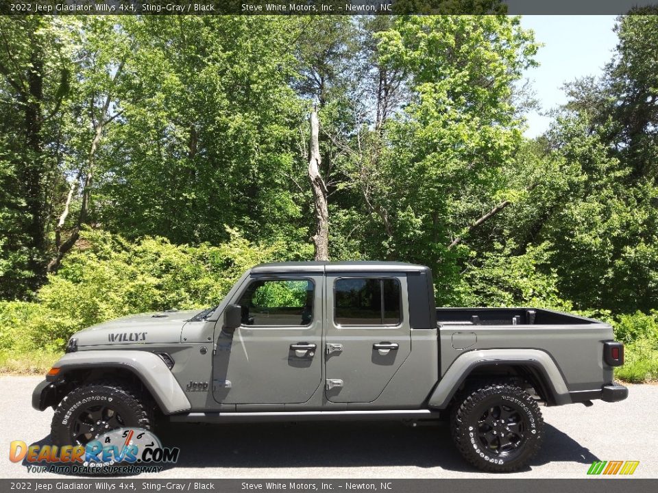 2022 Jeep Gladiator Willys 4x4 Sting-Gray / Black Photo #1