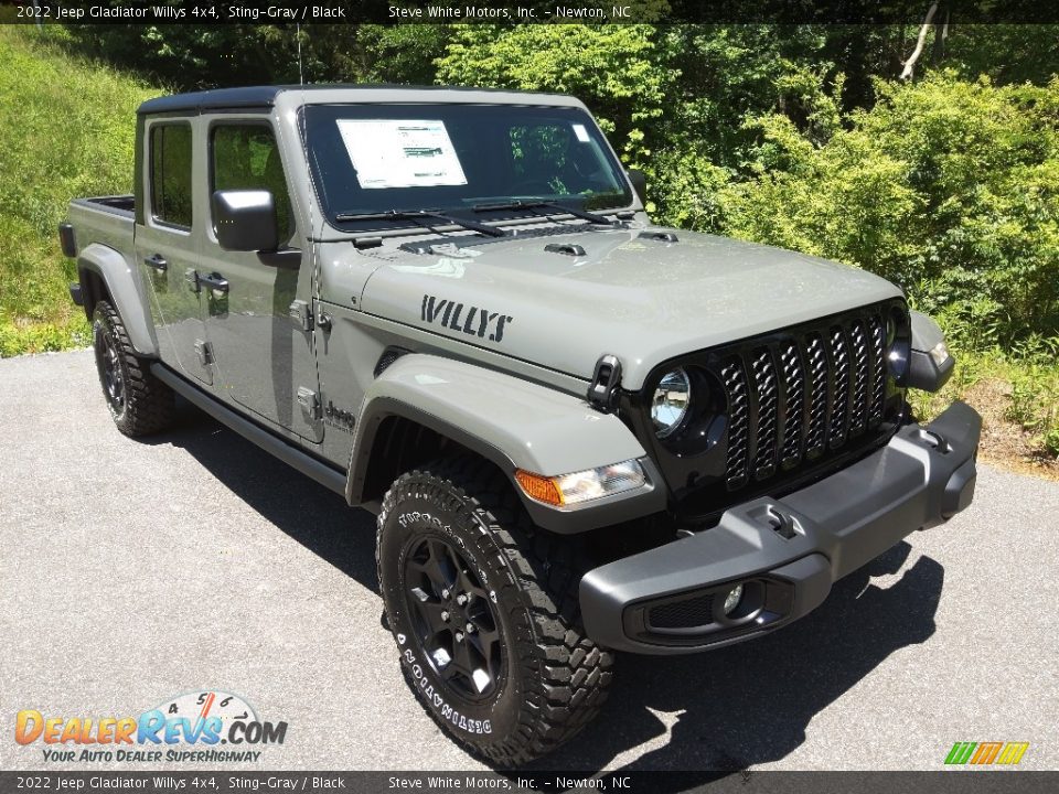 2022 Jeep Gladiator Willys 4x4 Sting-Gray / Black Photo #4