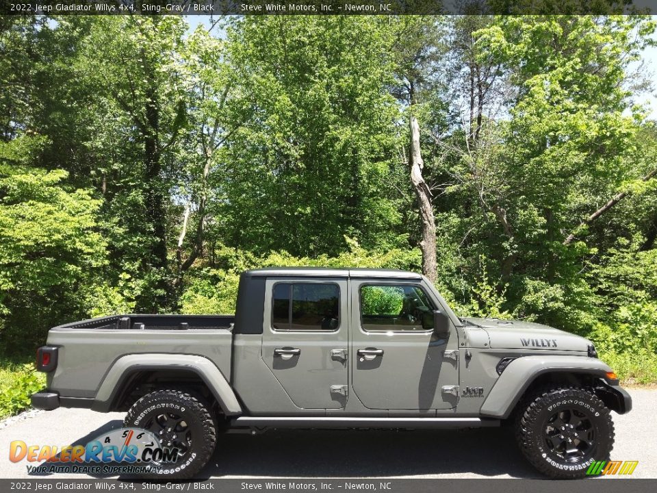 2022 Jeep Gladiator Willys 4x4 Sting-Gray / Black Photo #5